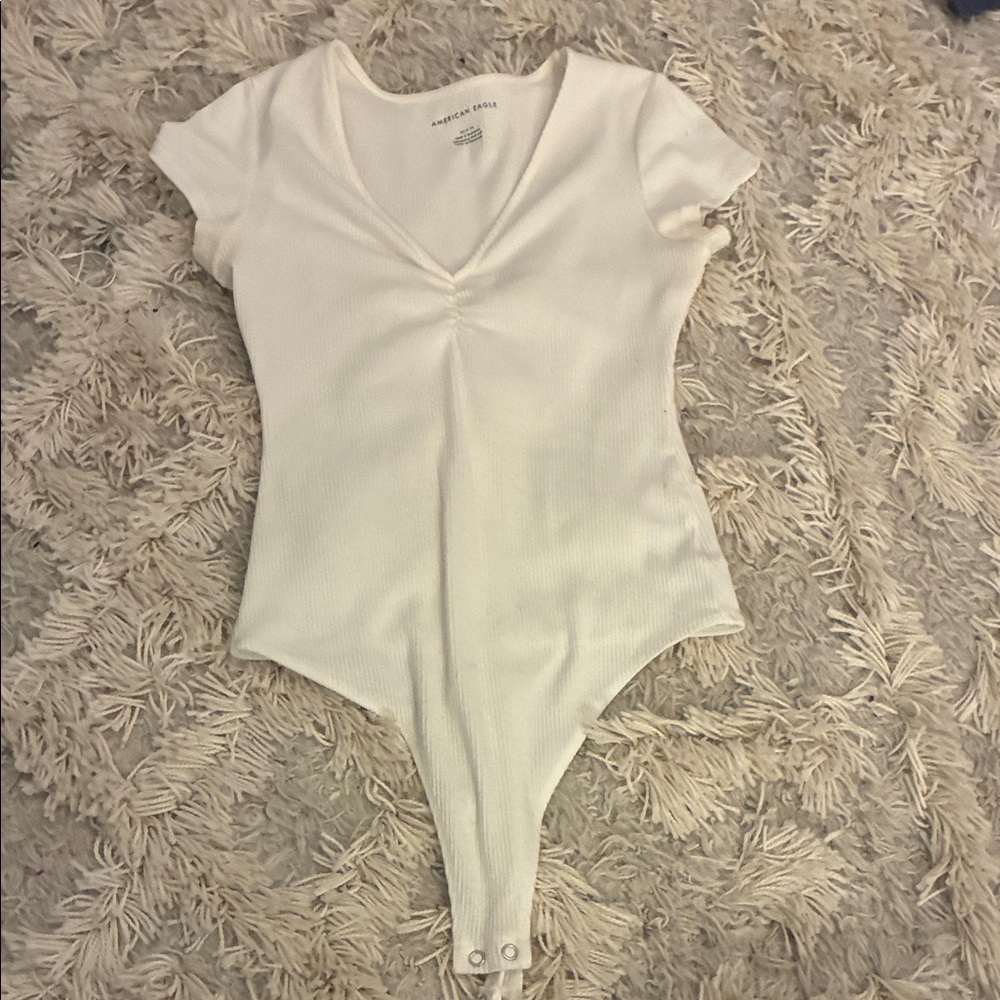 White  One Piece Bodysuit